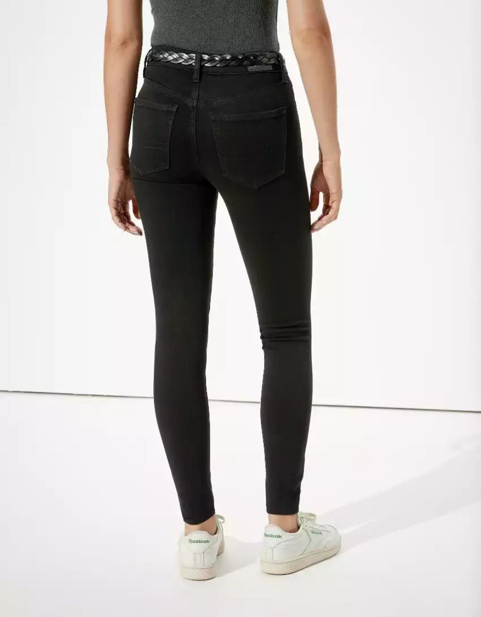 American Eagle AE Dream High-Waisted Jegging Jeans Damen Schwarz | MADYU4015