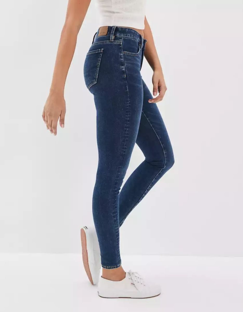 American Eagle AE Dream Low-Rise Jegging Jeans Damen Tiefesindigo | NSAJK2058