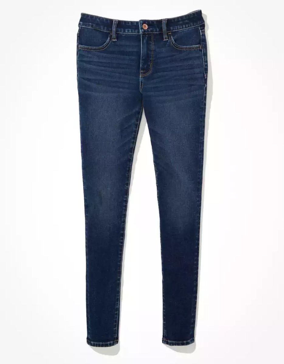 American Eagle AE Dream Low-Rise Jegging Jeans Damen Tiefesindigo | NSAJK2058