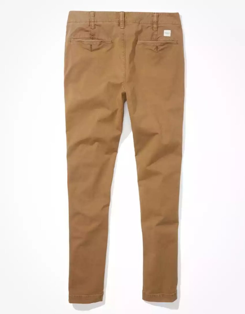 American Eagle AE Flex Schlank Khaki Hose Herren Mehrfarbig | CTDYI0298