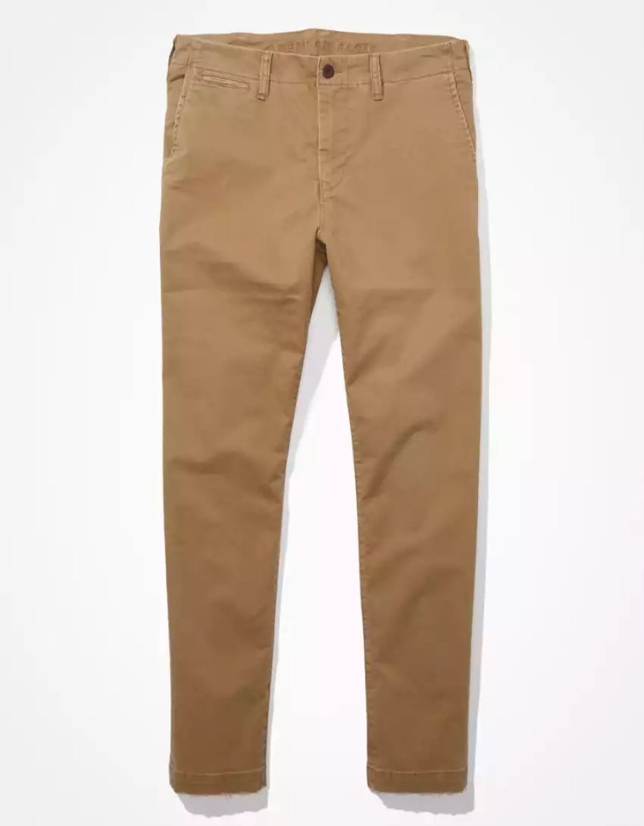 American Eagle AE Flex Turn Fit Lived-In Khaki Hose Herren Mehrfarbig | IHNDE7134