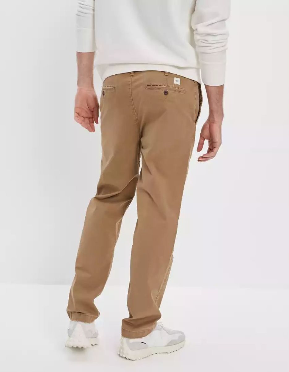 American Eagle AE Flex Turn Gerade Lived-In Khaki Hose Herren Mehrfarbig | MXVBA4162