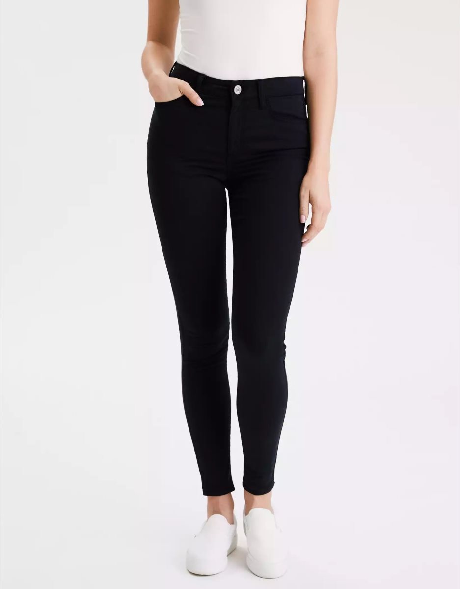 American Eagle AE High-Waisted Jegging Hose Damen Navy | LBOKJ2376