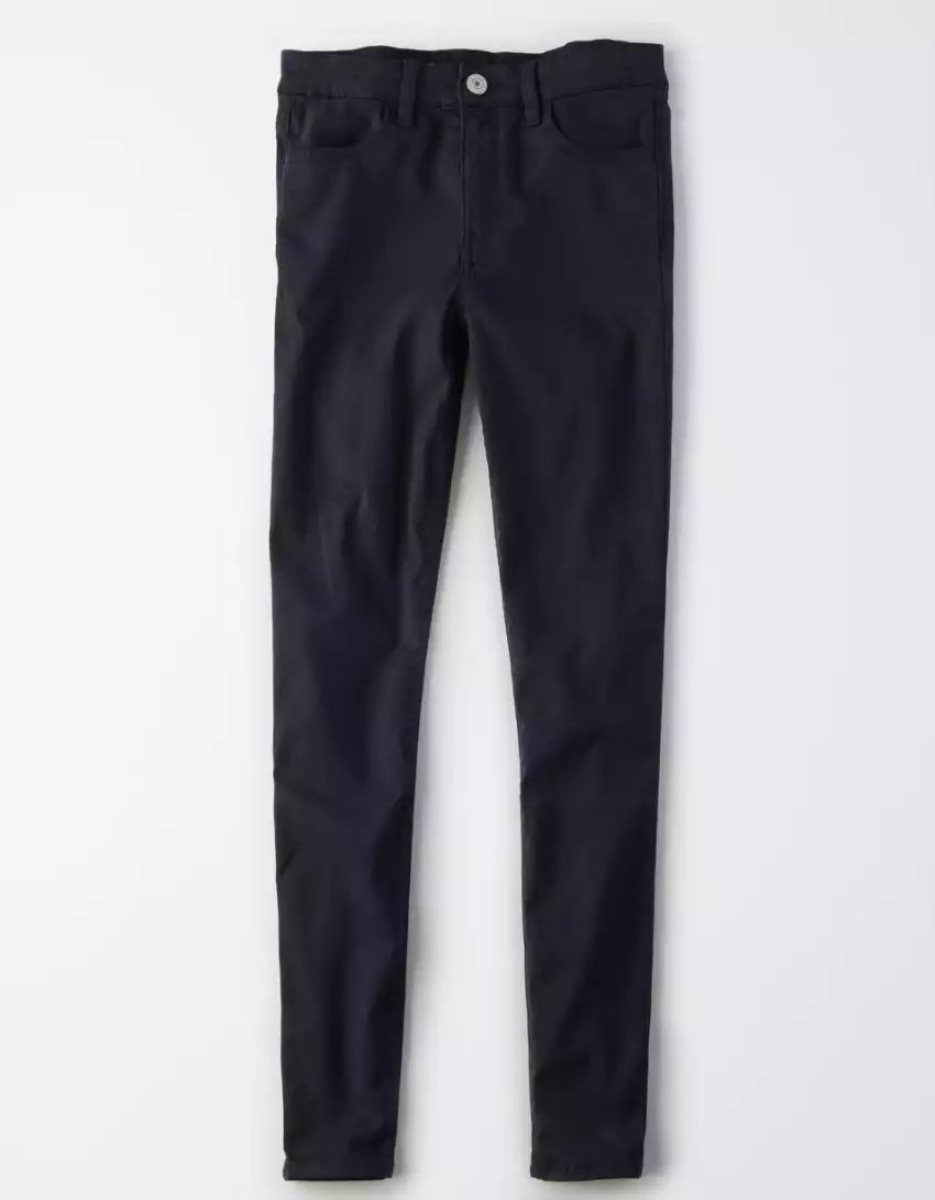 American Eagle AE High-Waisted Jegging Hose Damen Navy | LBOKJ2376