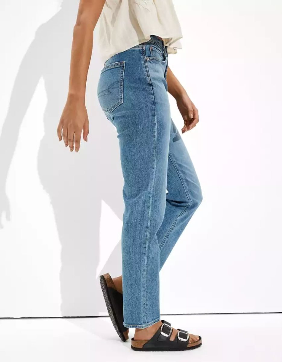 American Eagle AE Highest Taille '90s Boyfriend Jeans Damen Indigo | FRGQO2347