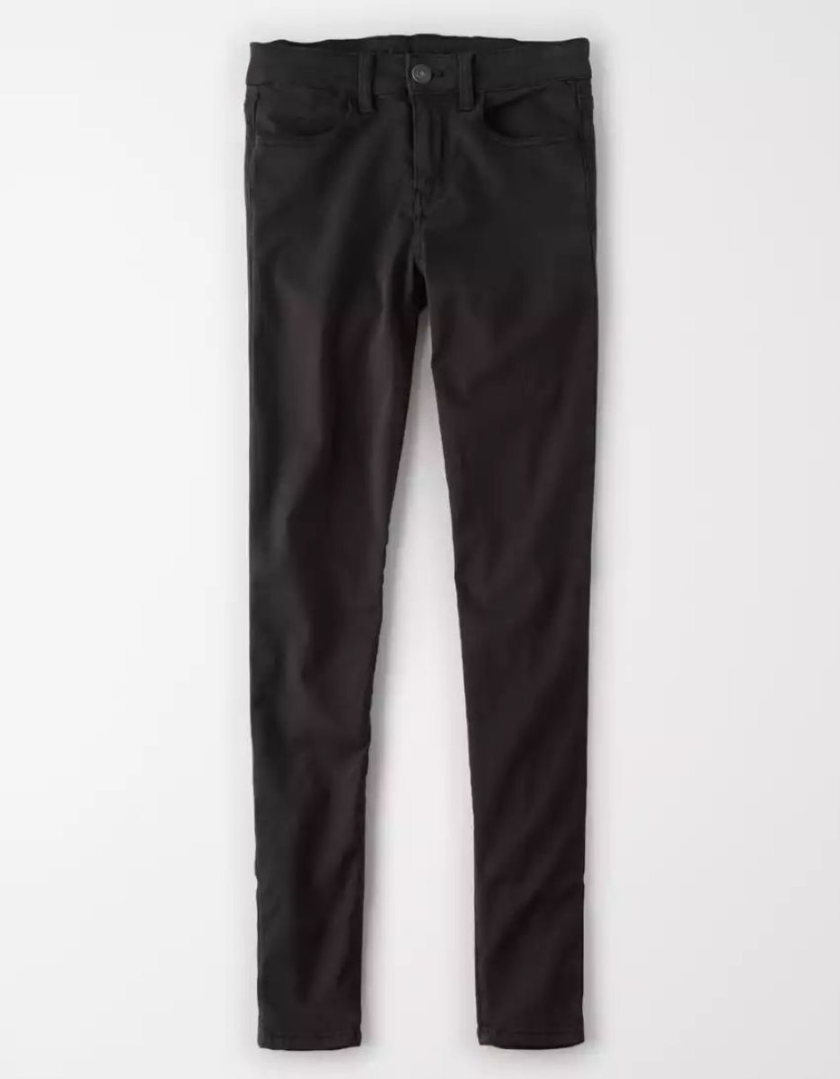 American Eagle AE Jegging Hose Damen Schwarz | XCBPW8197