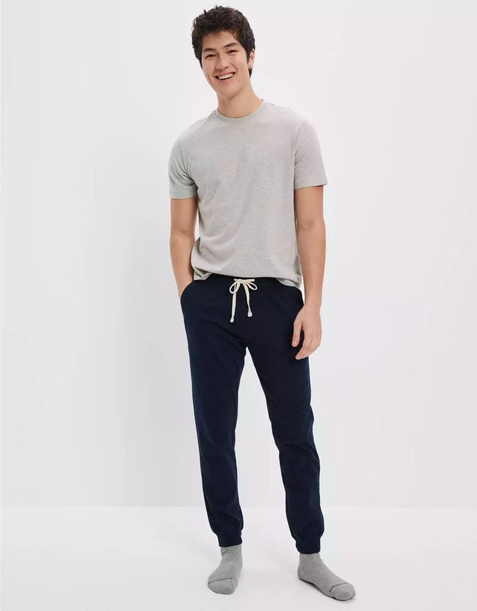 American Eagle AE Lounge Jogger Loungewear Herren Blau | KCBAI8267