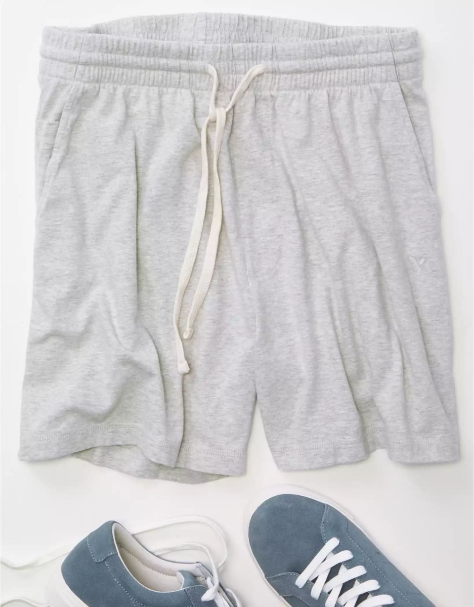 American Eagle AE Lounge Kurzes Loungewear Herren Grau | FSLYH5143