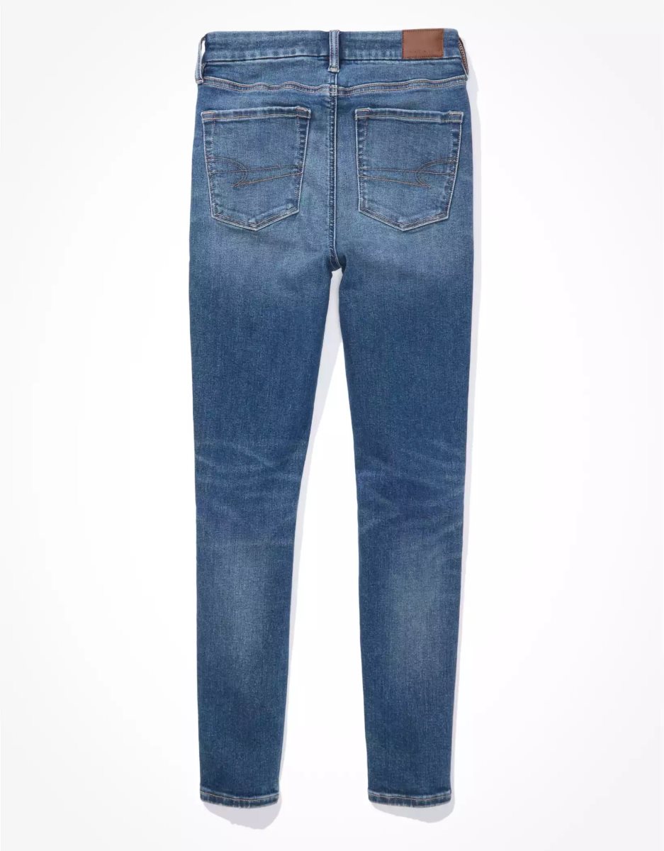 American Eagle AE Lu(x)e Ripped High V-Rise Jegging Jeans Damen Mehrfarbig | ZUOFT5612