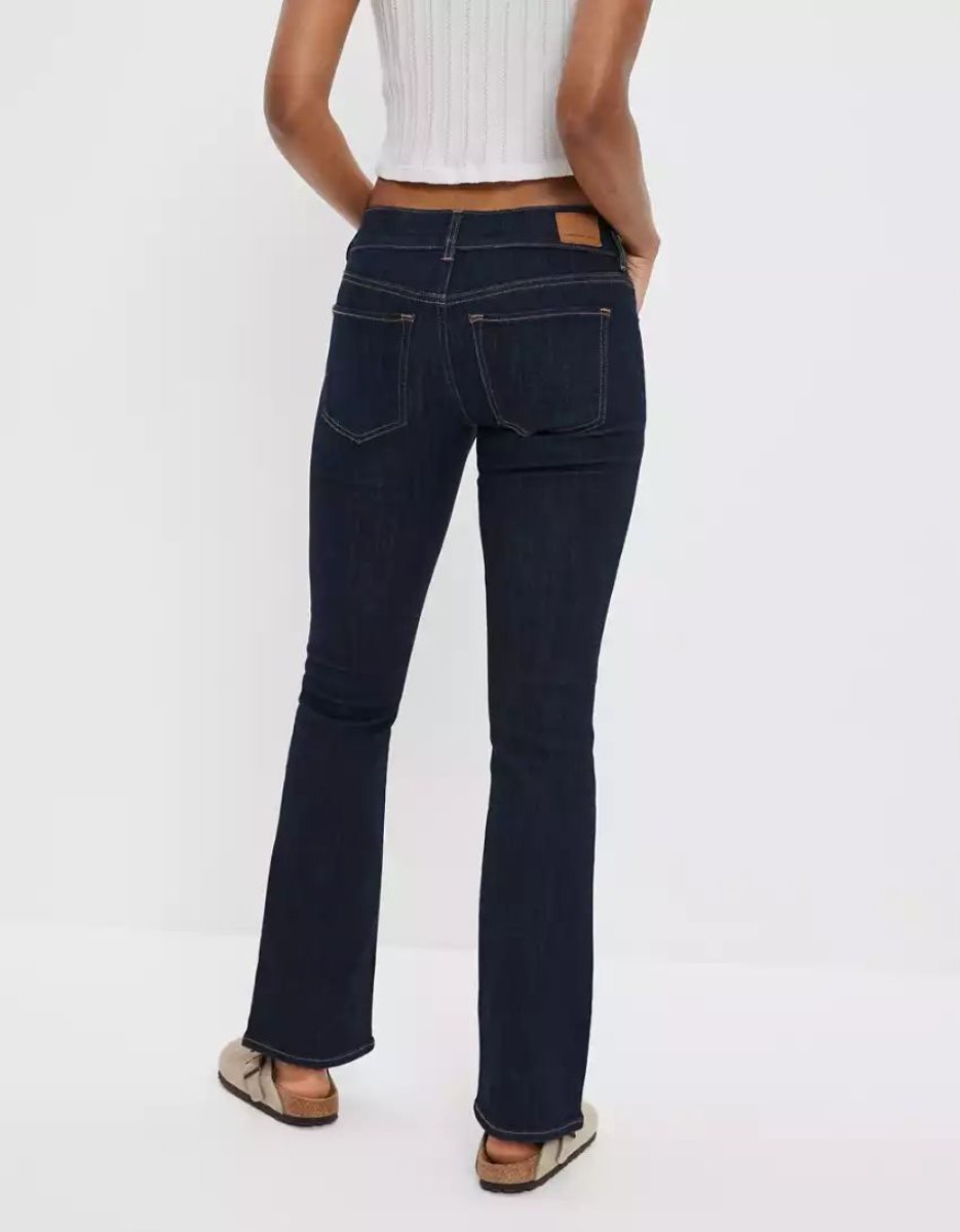 American Eagle AE Ne(x)t Level Low-Rise Kick Bootcut Jeans Damen Dunkelwaschen | HARQD1053