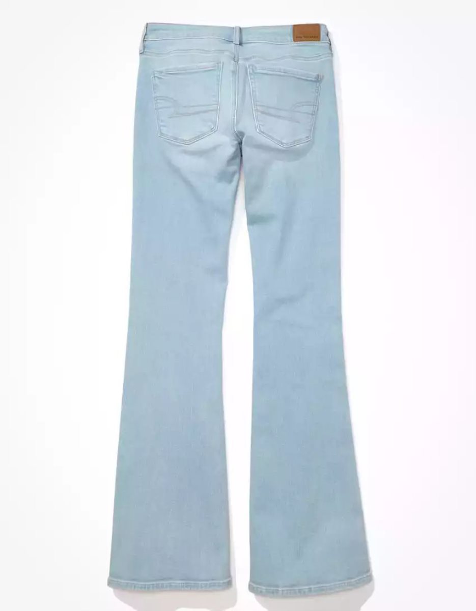 American Eagle AE Ne(x)t Level Super Low-Rise Flare Jeans Damen Mehrfarbig | MNQFK5863