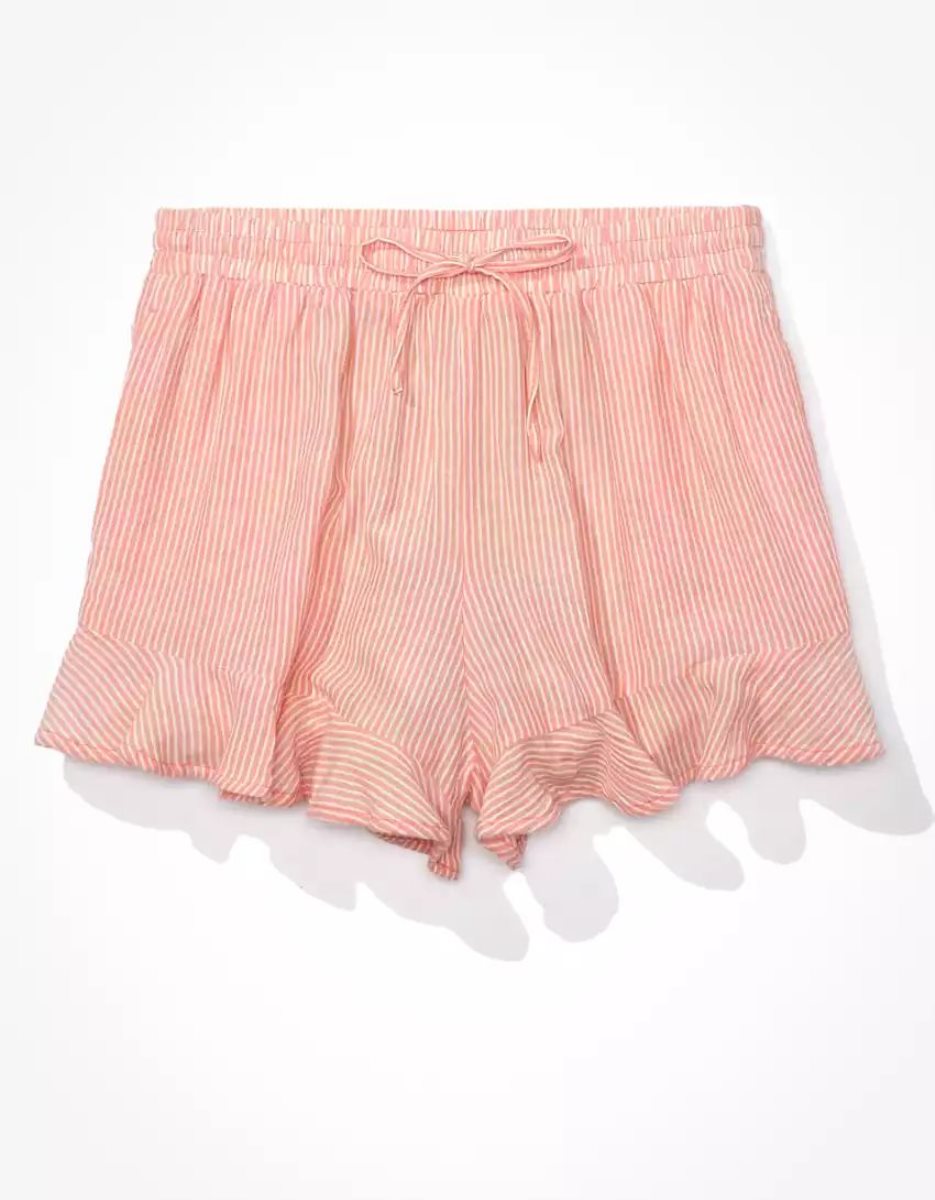 American Eagle AE Ruffle GolfShorts Damen Koralle | DMINY1067