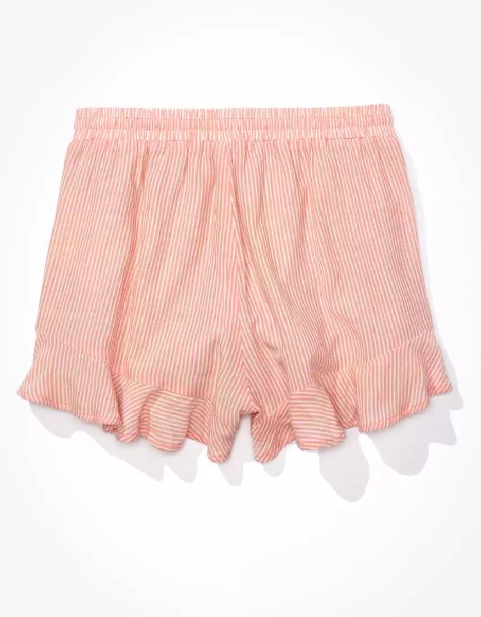 American Eagle AE Ruffle GolfShorts Damen Koralle | DMINY1067