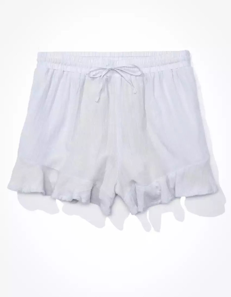 American Eagle AE Ruffle GolfShorts Damen Lila | FWAXD8041