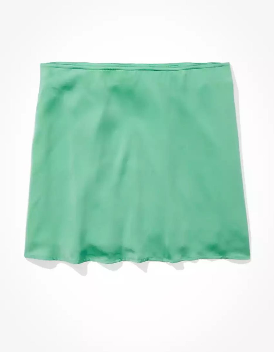 American Eagle AE Silky Mini GolfSkirts Damen Hellgrün | YQBGM0371