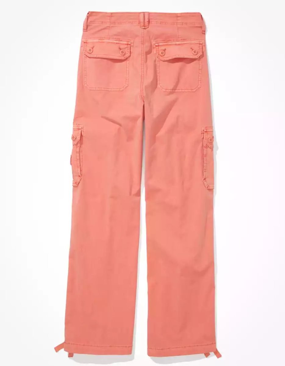 American Eagle AE Snappy Stretch Baggy Cargo Jogger Jeans Damen Orange | DTFPB9712