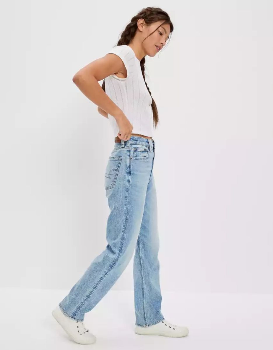 American Eagle AE Stretch Highest Taille '90s Boyfriend Jeans Damen Mehrfarbig | GHXJY6319