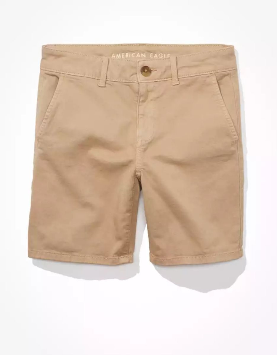 American Eagle AE Stretch Khaki Schlank Bermuda GolfShorts Damen Mehrfarbig | PXNTE3059