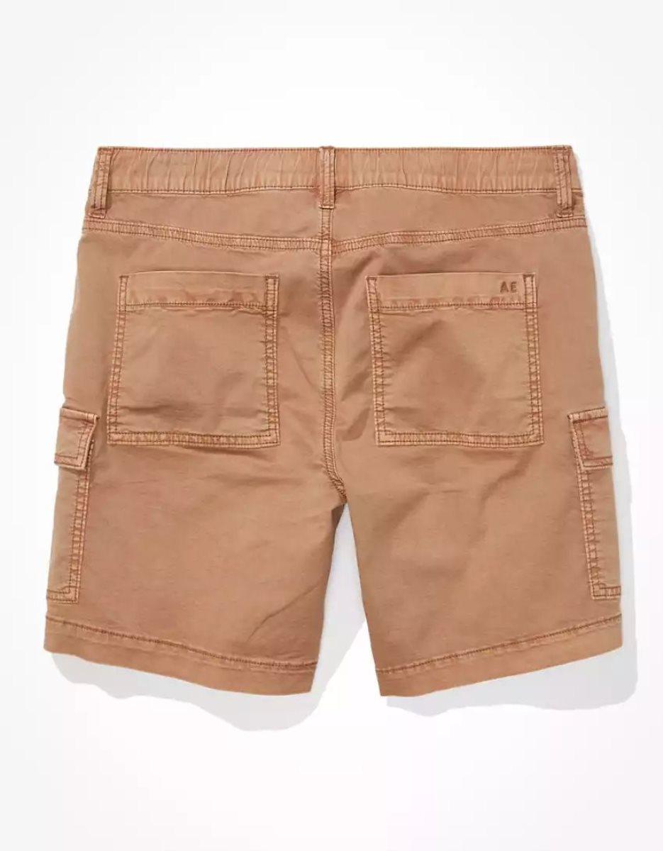 American Eagle AE Stretch Low-Rise Baggy Cargo GolfShorts Damen Braun | IAERU5684