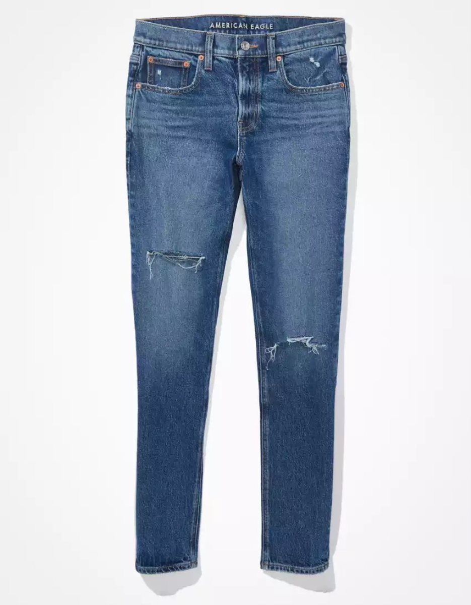 American Eagle AE Stretch Ripped '90s Schlank Jeans Damen Mehrfarbig | FVHAP0698