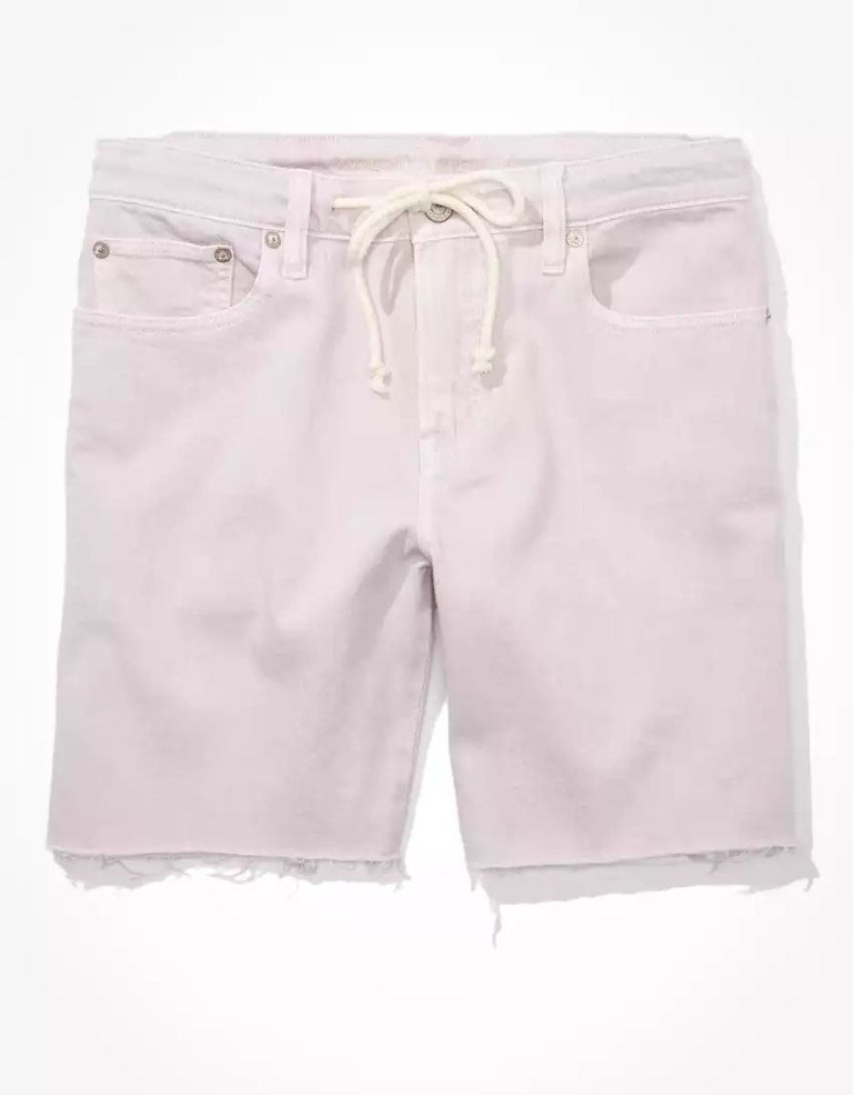 American Eagle AE Stretch Twill Low-Rise Baggy GolfShorts Damen Lila | RXVUT2183