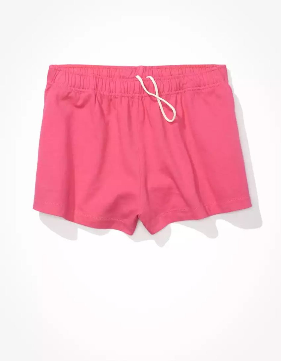 American Eagle AE Sun Set Knit GolfShorts Damen Rosa | HPSBL2481