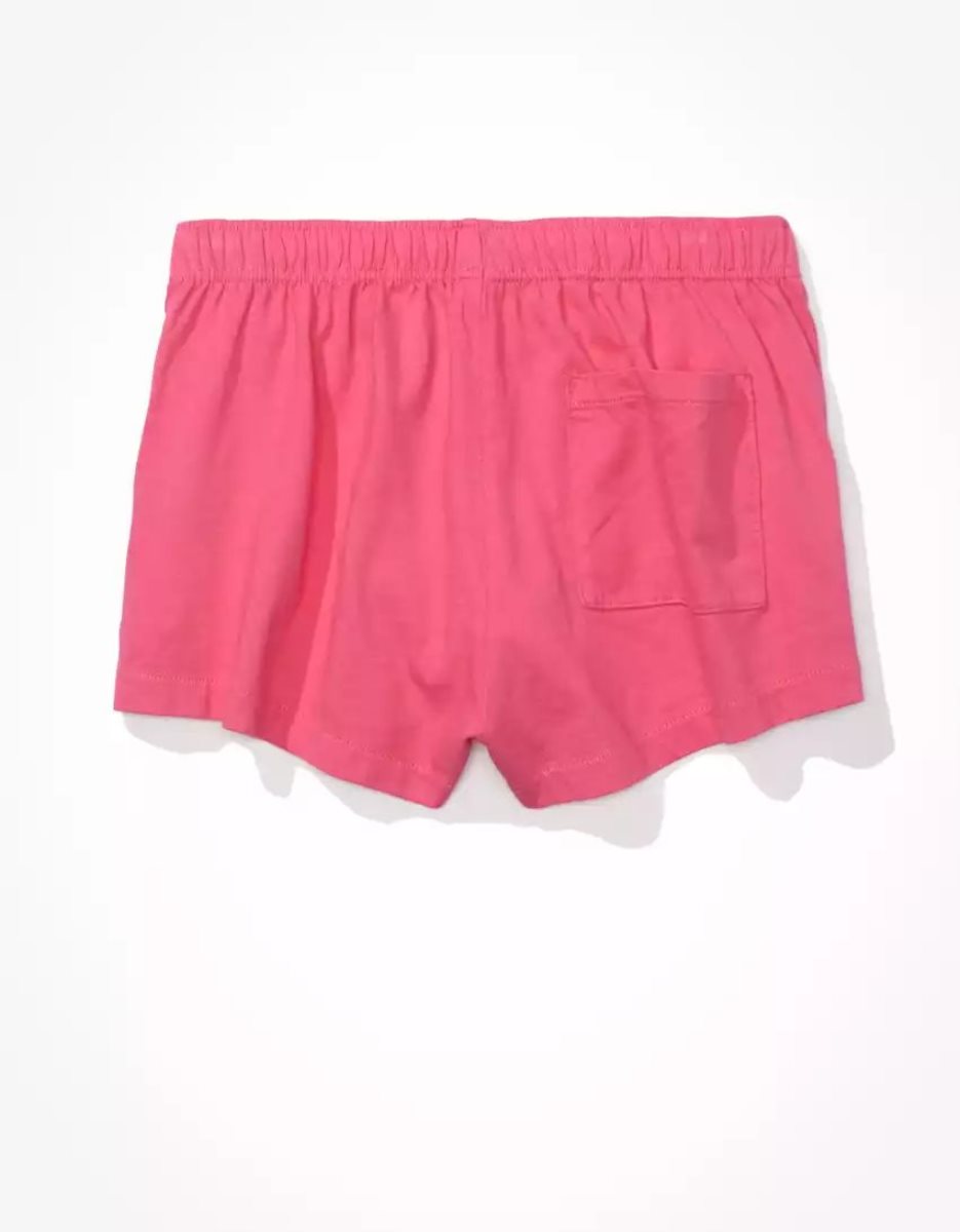 American Eagle AE Sun Set Knit GolfShorts Damen Rosa | HPSBL2481