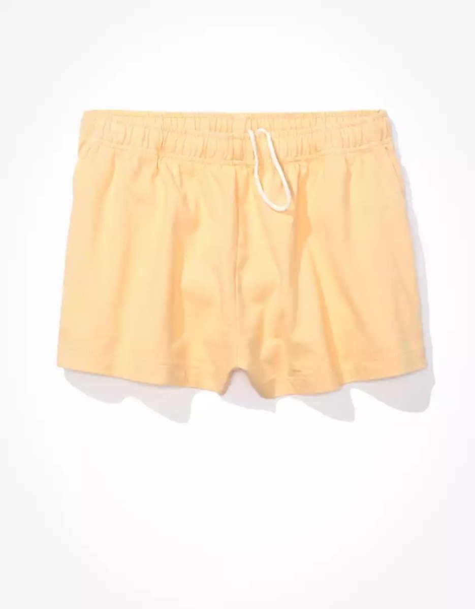 American Eagle AE Sun Set Knit GolfShorts Damen Orange | KQSXL7409