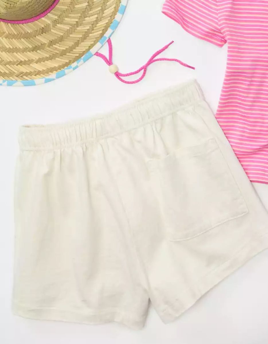 American Eagle AE Sun Set Knit GolfShorts Damen Weiß | NXEQA3286