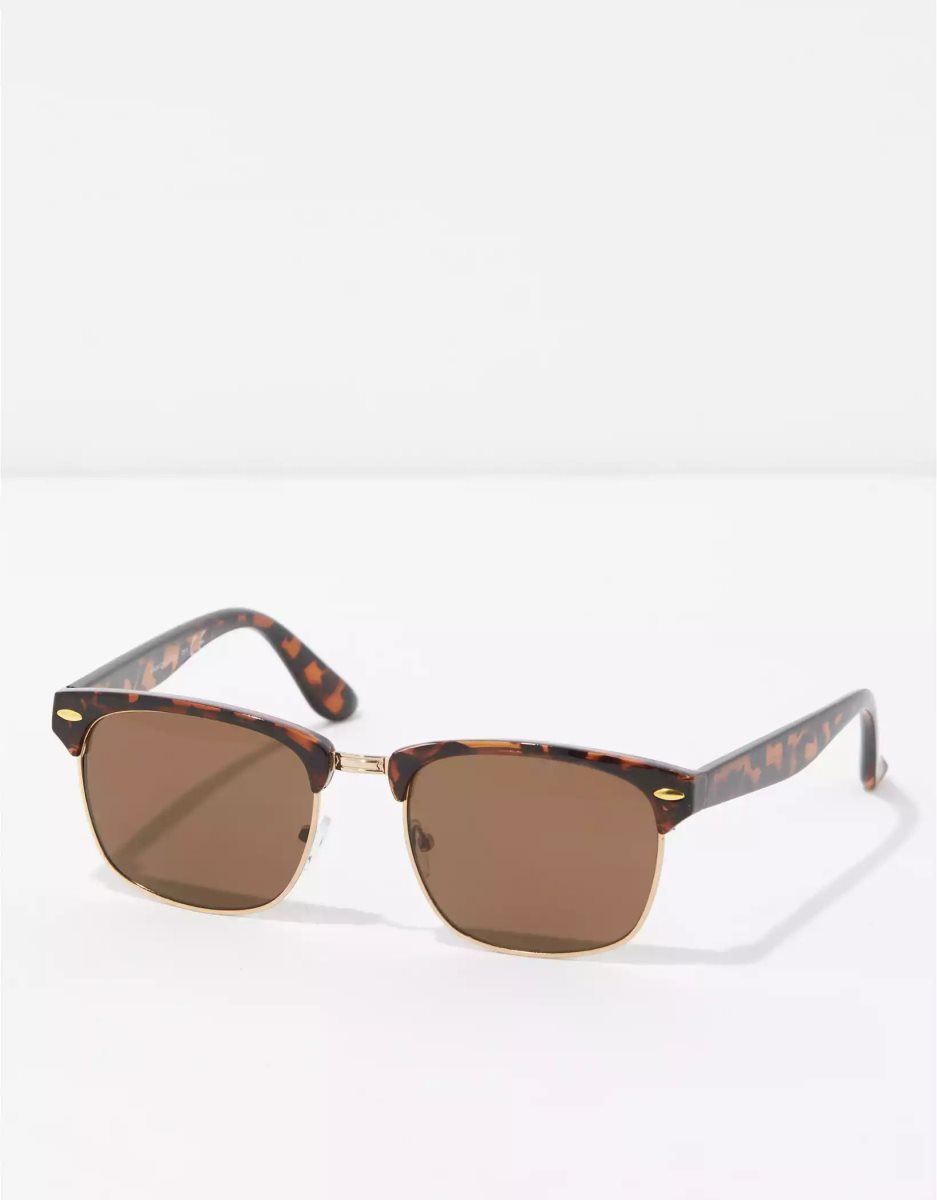 American Eagle AE Tortoise Clubmaster Sonnenbrille Herren Mehrfarbig | ROWXI1850