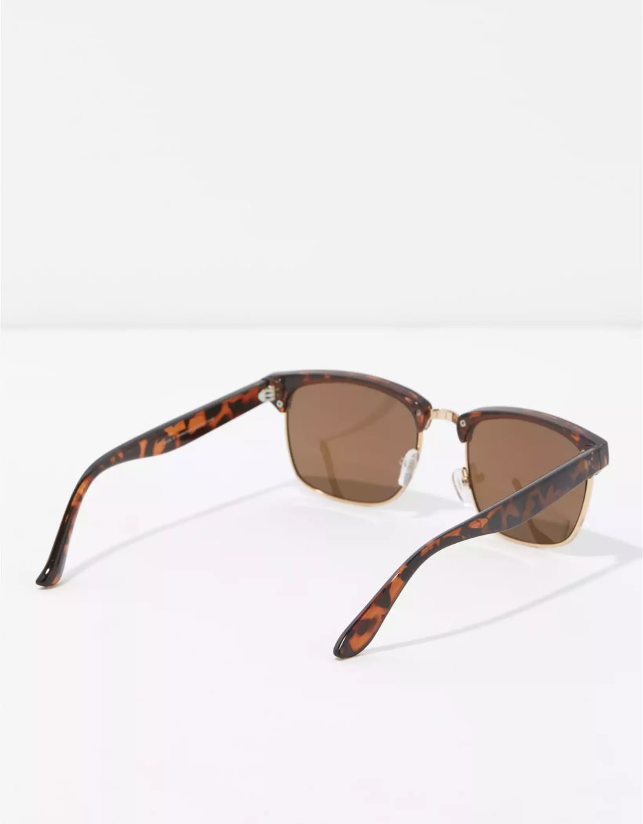 American Eagle AE Tortoise Clubmaster Sonnenbrille Herren Mehrfarbig | ROWXI1850