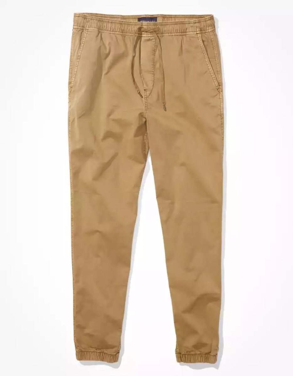 American Eagle AE Trekker Jogger Hose Herren Khaki | DUIEQ2435