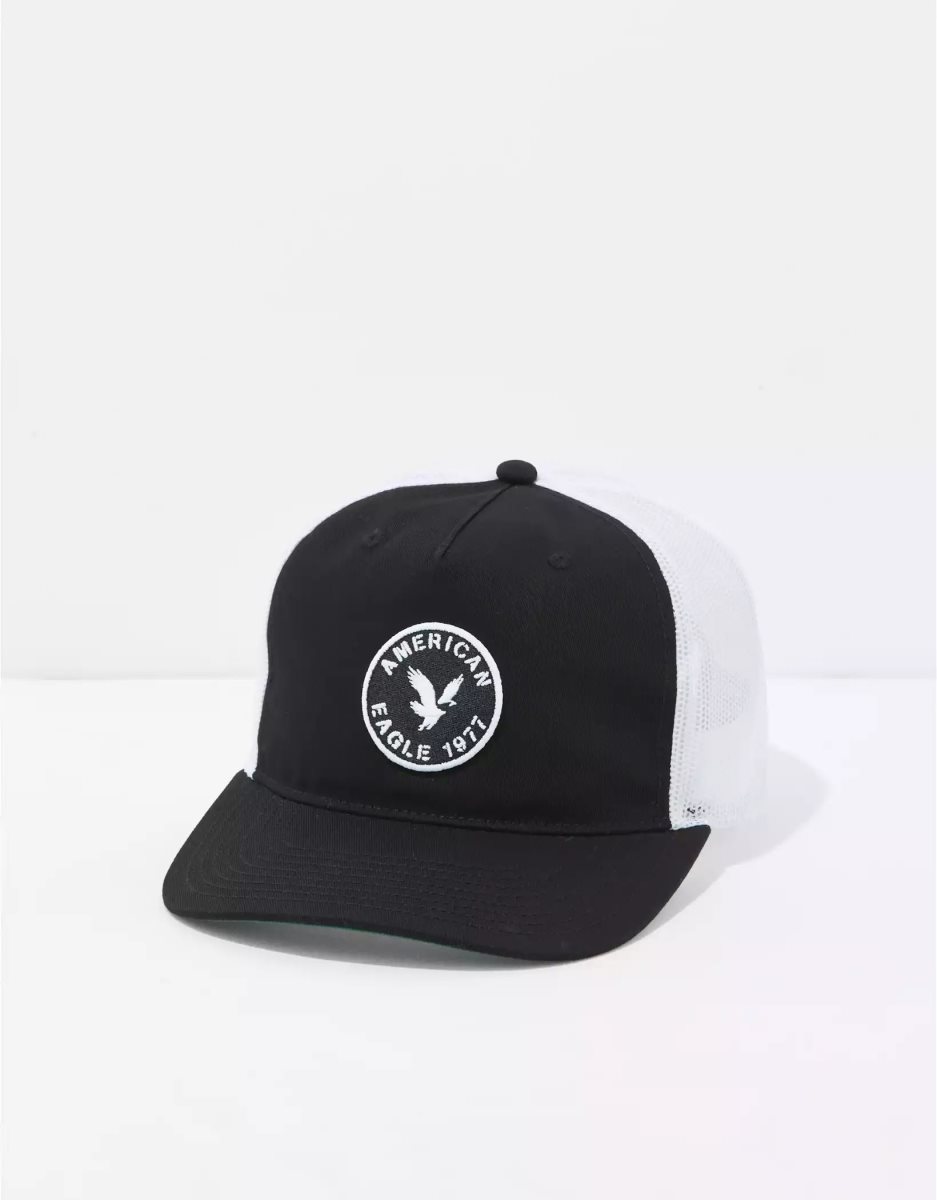 American Eagle AE Trucker Hüte Herren Schwarz | RCJNV1749