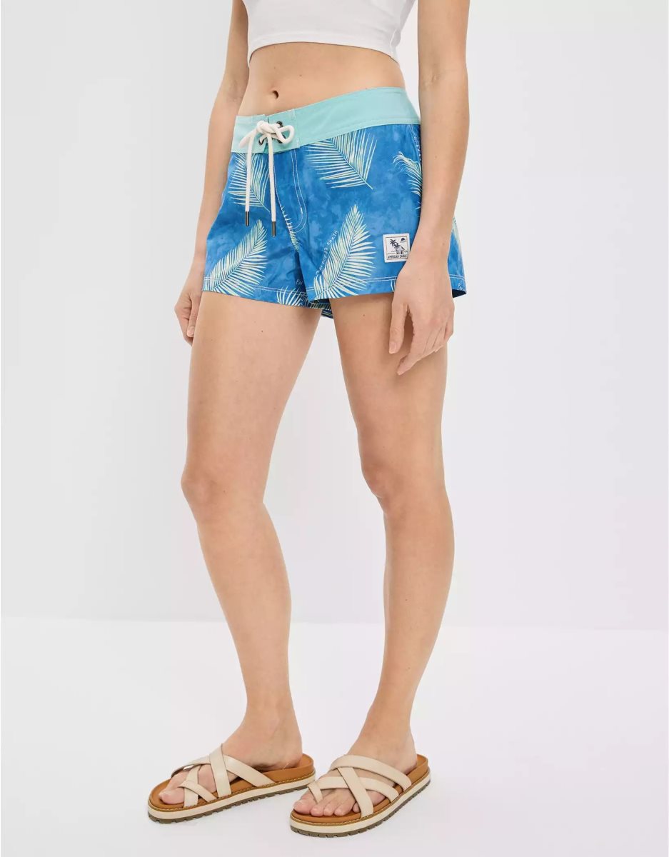 American Eagle AE x Outer Banks Board GolfShorts Damen Blau | NSBPI8576