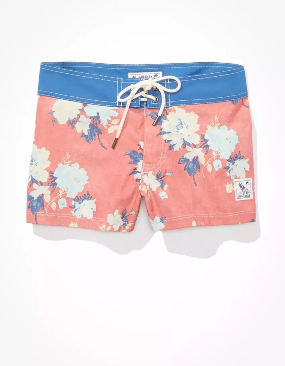 American Eagle AE x Outer Banks Board GolfShorts Damen Rot | OJDMC7301